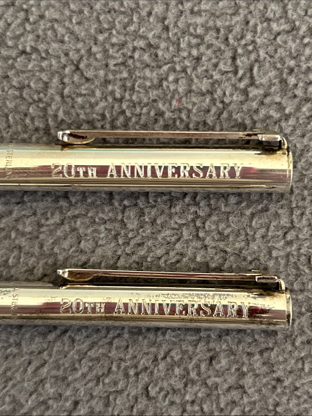Vintage Tiffany & Co. Sterling Silver T Clip Pen 20th Anniversary American Honda - Picture 7 of 12